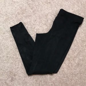 EXPRESS black suede leggings
